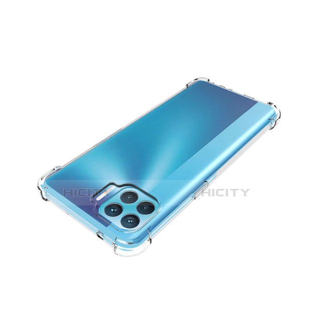 Silikon Hülle Handyhülle Ultradünn Tasche Durchsichtig Transparent für Oppo F17 Pro Klar Plus