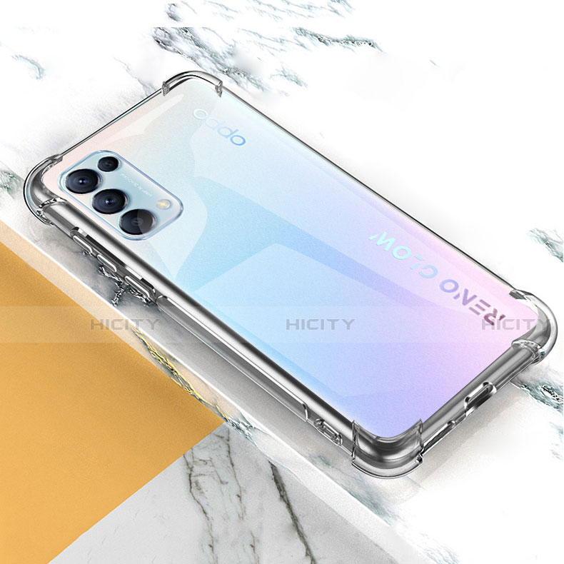 Silikon Hülle Handyhülle Ultradünn Tasche Durchsichtig Transparent für Oppo Find X3 Lite 5G Klar