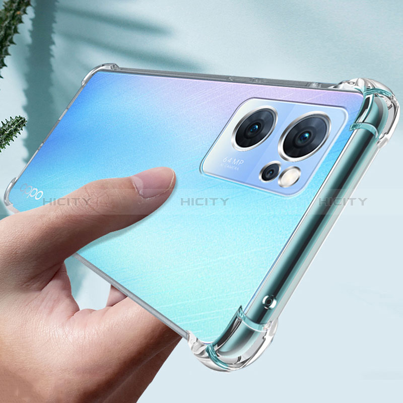 Silikon Hülle Handyhülle Ultradünn Tasche Durchsichtig Transparent für Oppo Find X5 Lite 5G Klar