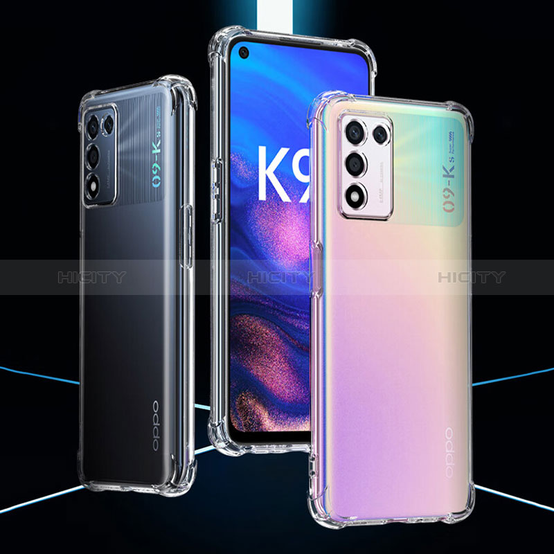 Silikon Hülle Handyhülle Ultradünn Tasche Durchsichtig Transparent für Oppo K9S 5G Klar groß