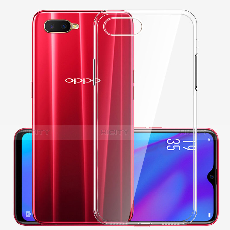 Silikon Hülle Handyhülle Ultradünn Tasche Durchsichtig Transparent für Oppo R15X Klar