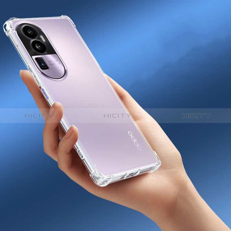 Silikon Hülle Handyhülle Ultradünn Tasche Durchsichtig Transparent für Oppo Reno10 Pro+ Plus 5G Klar