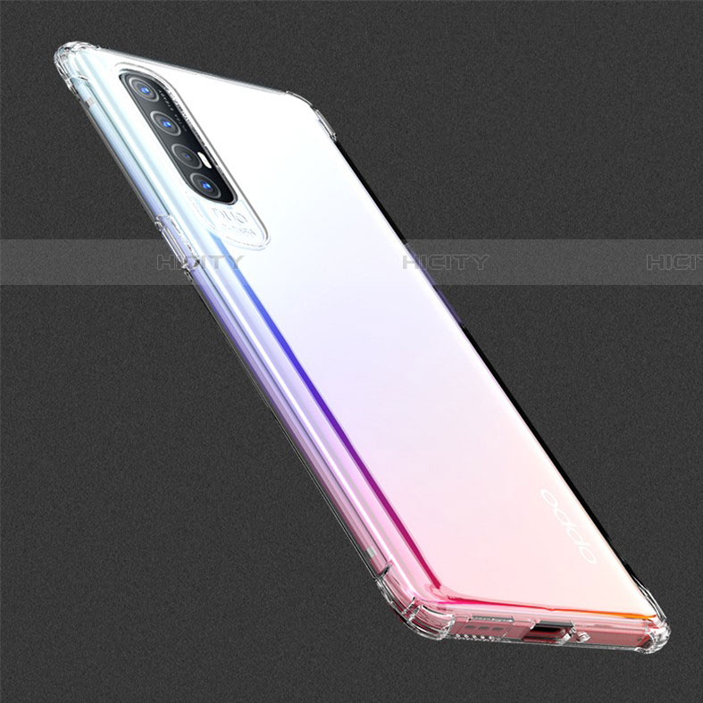 Silikon Hülle Handyhülle Ultradünn Tasche Durchsichtig Transparent für Oppo Reno3 Pro Klar