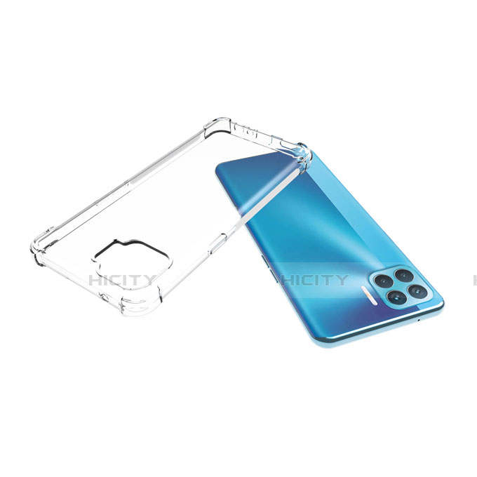 Silikon Hülle Handyhülle Ultradünn Tasche Durchsichtig Transparent für Oppo Reno4 F Klar