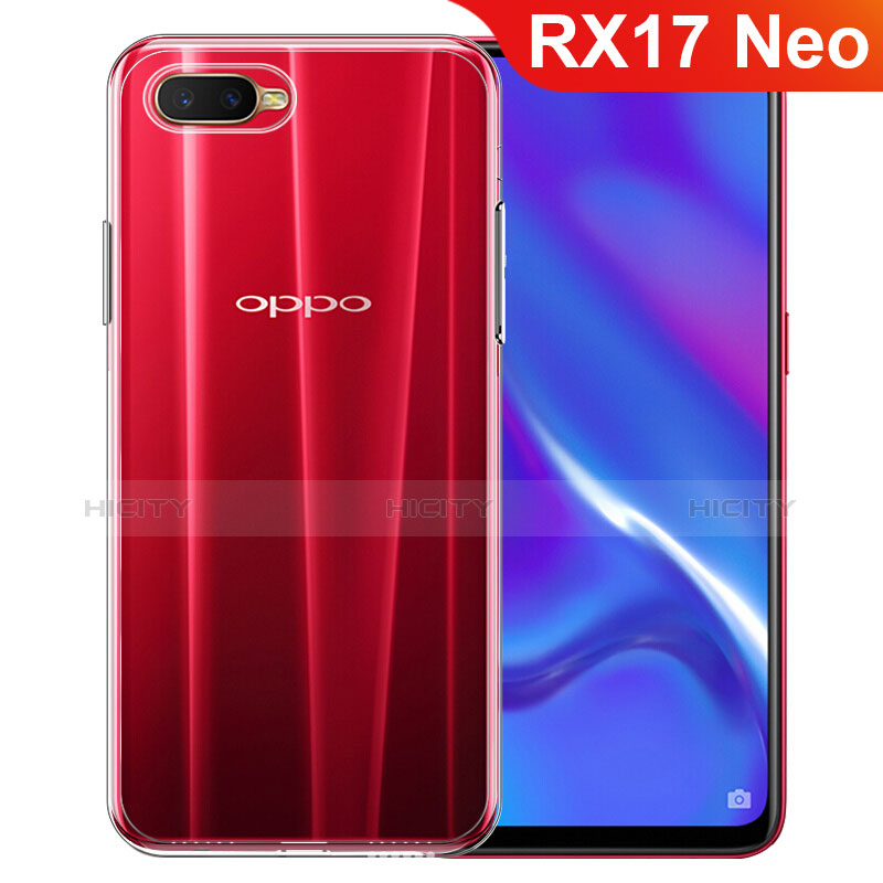 Silikon Hülle Handyhülle Ultradünn Tasche Durchsichtig Transparent für Oppo RX17 Neo Klar