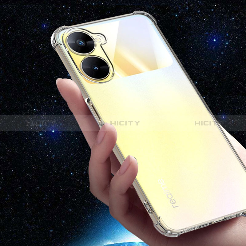 Silikon Hülle Handyhülle Ultradünn Tasche Durchsichtig Transparent für Realme 10S 5G Klar groß