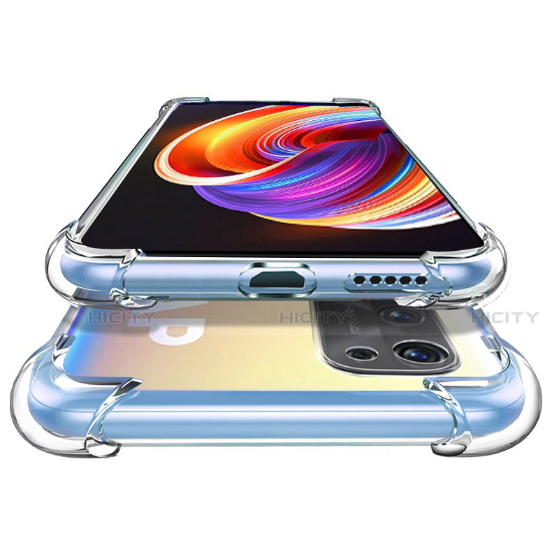 Silikon Hülle Handyhülle Ultradünn Tasche Durchsichtig Transparent für Realme Q2 Pro 5G Klar