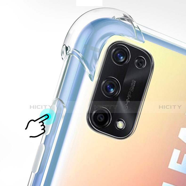 Silikon Hülle Handyhülle Ultradünn Tasche Durchsichtig Transparent für Realme Q2 Pro 5G Klar