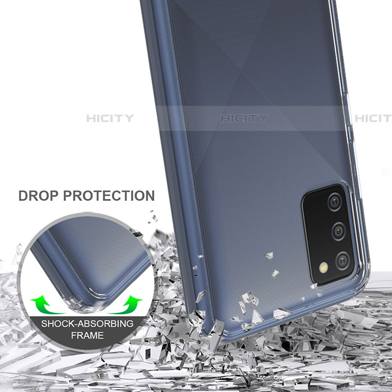 Silikon Hülle Handyhülle Ultradünn Tasche Durchsichtig Transparent für Samsung Galaxy A03s Klar