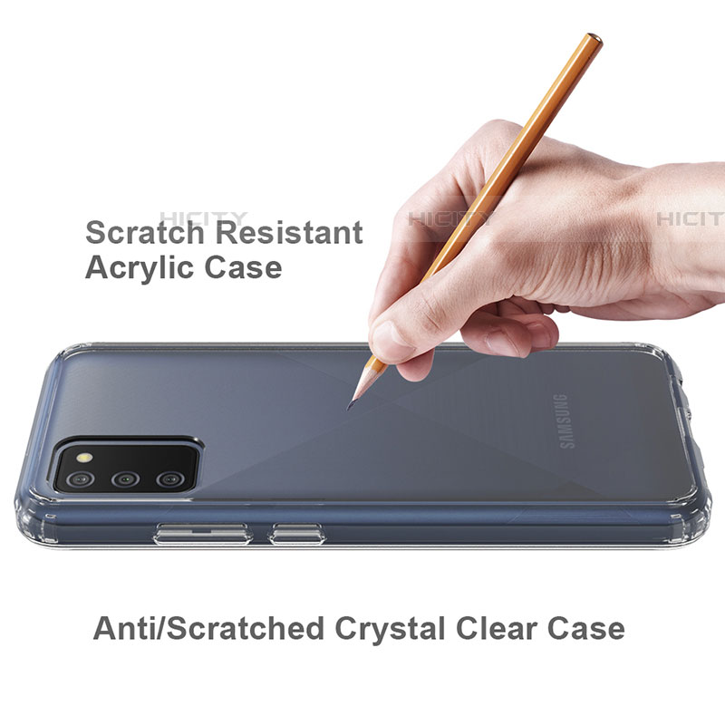 Silikon Hülle Handyhülle Ultradünn Tasche Durchsichtig Transparent für Samsung Galaxy A03s Klar