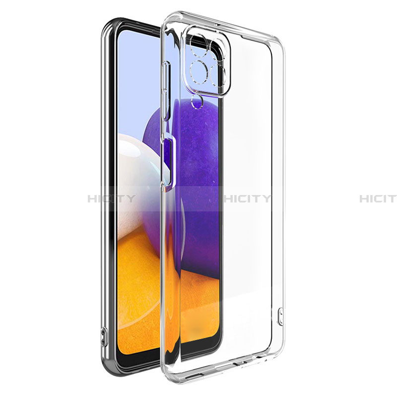 Silikon Hülle Handyhülle Ultradünn Tasche Durchsichtig Transparent für Samsung Galaxy A22 4G Klar Plus