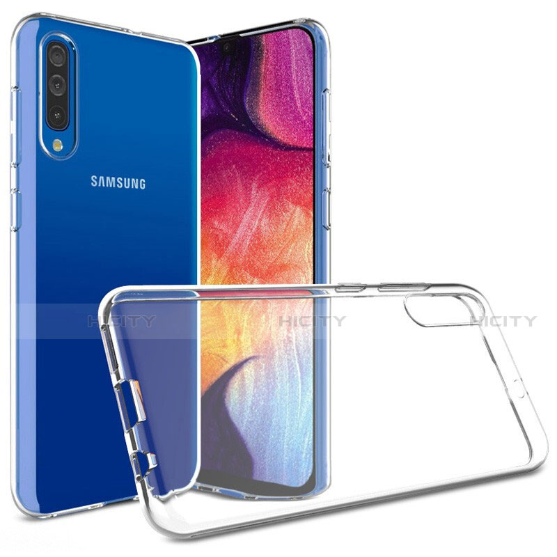 Silikon Hülle Handyhülle Ultradünn Tasche Durchsichtig Transparent für Samsung Galaxy A50 Klar