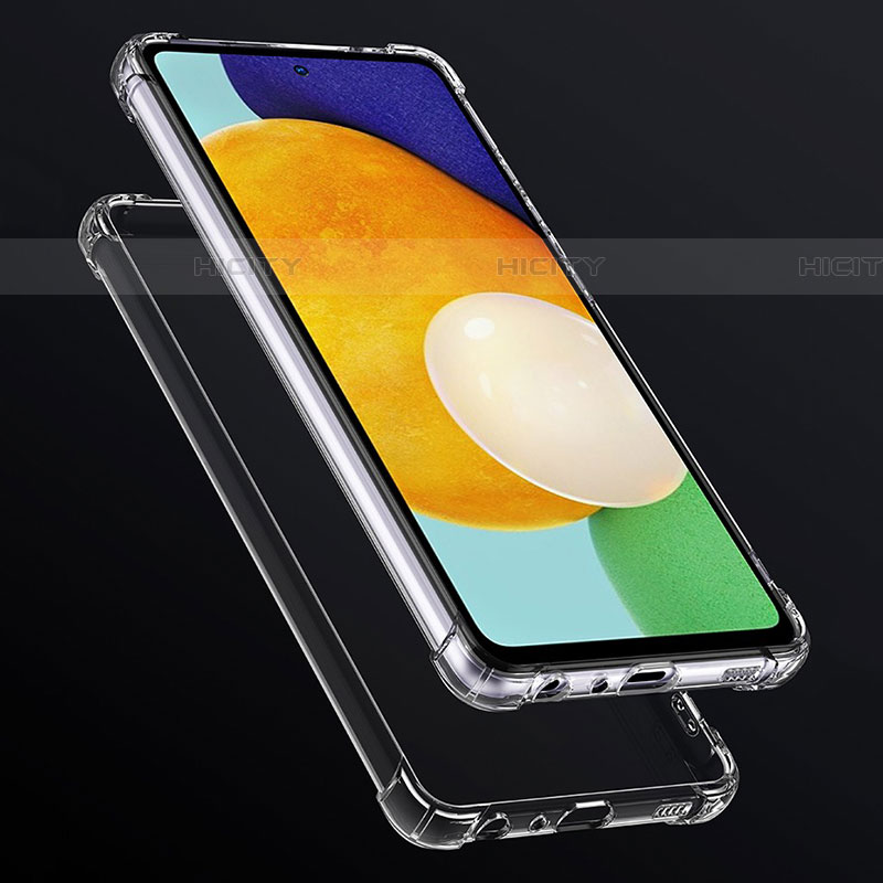 Silikon Hülle Handyhülle Ultradünn Tasche Durchsichtig Transparent für Samsung Galaxy A52 4G Klar