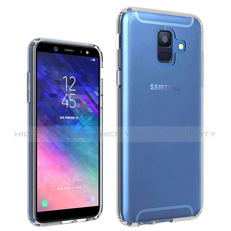 Silikon Hülle Handyhülle Ultradünn Tasche Durchsichtig Transparent für Samsung Galaxy A6 (2018) Dual SIM Klar