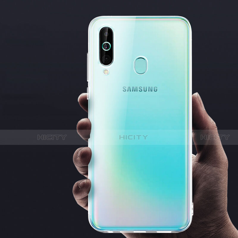 Silikon Hülle Handyhülle Ultradünn Tasche Durchsichtig Transparent für Samsung Galaxy A60 Klar