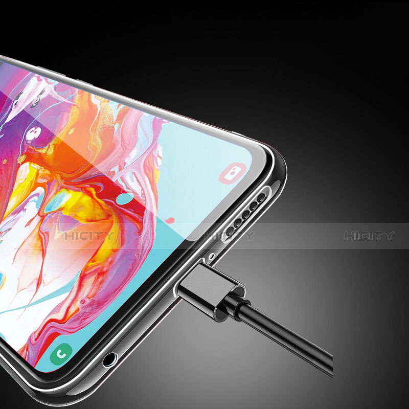 Silikon Hülle Handyhülle Ultradünn Tasche Durchsichtig Transparent für Samsung Galaxy A70 Klar