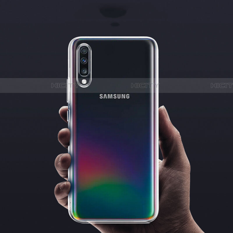 Silikon Hülle Handyhülle Ultradünn Tasche Durchsichtig Transparent für Samsung Galaxy A70S Klar