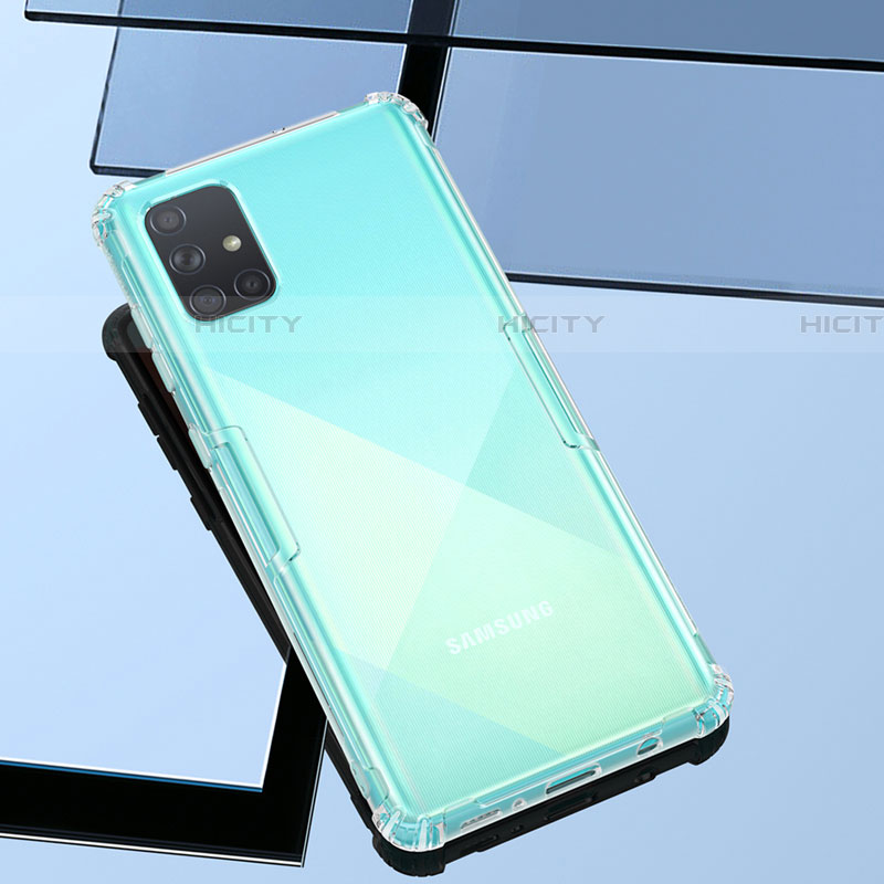 Silikon Hülle Handyhülle Ultradünn Tasche Durchsichtig Transparent für Samsung Galaxy A71 5G Klar