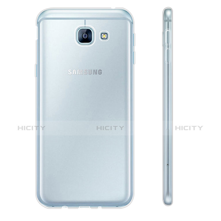 Silikon Hülle Handyhülle Ultradünn Tasche Durchsichtig Transparent für Samsung Galaxy A8 (2016) A8100 A810F Klar