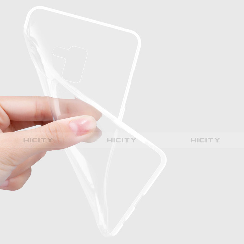 Silikon Hülle Handyhülle Ultradünn Tasche Durchsichtig Transparent für Samsung Galaxy A8 (2018) A530F Klar