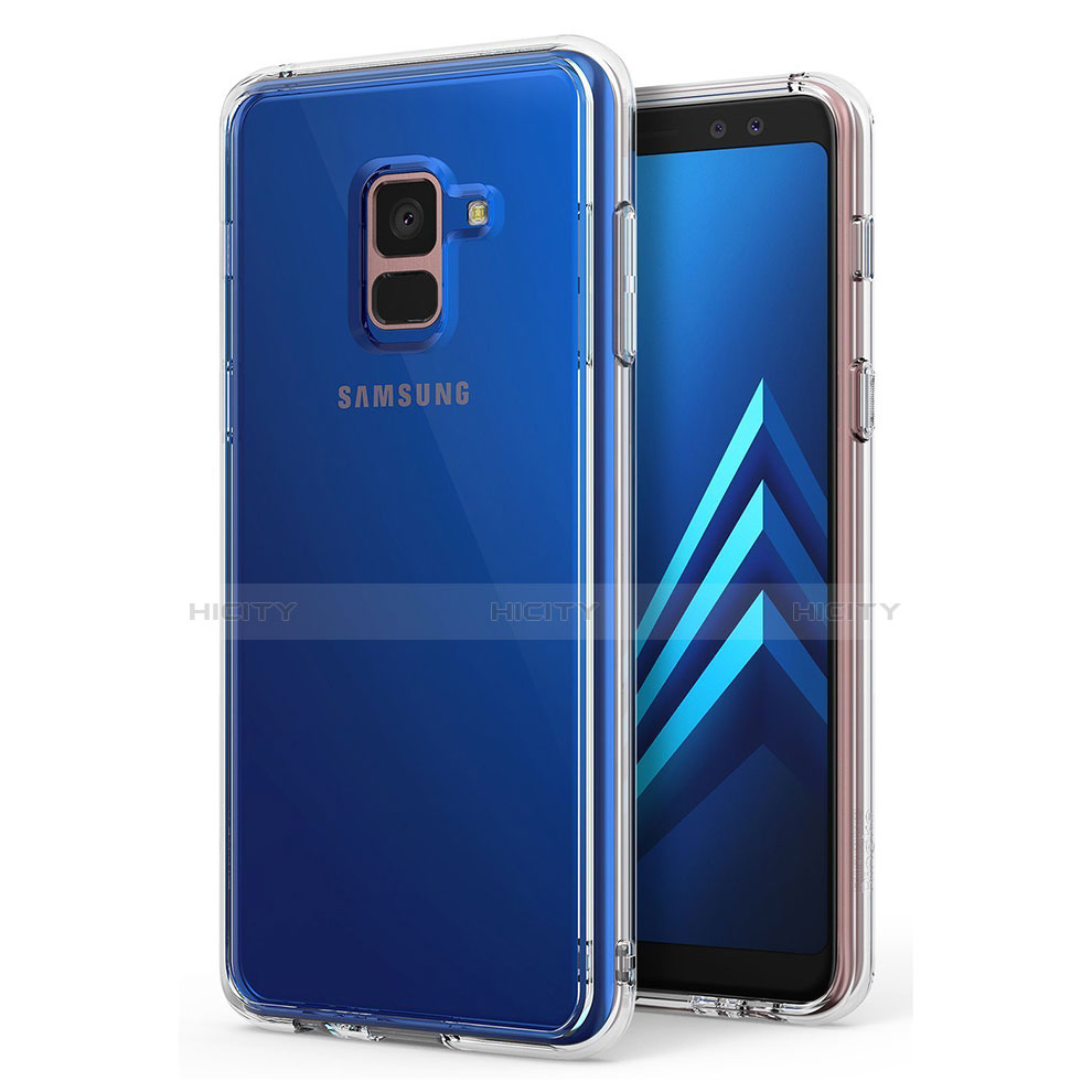 Silikon Hülle Handyhülle Ultradünn Tasche Durchsichtig Transparent für Samsung Galaxy A8+ A8 Plus (2018) Duos A730F Klar