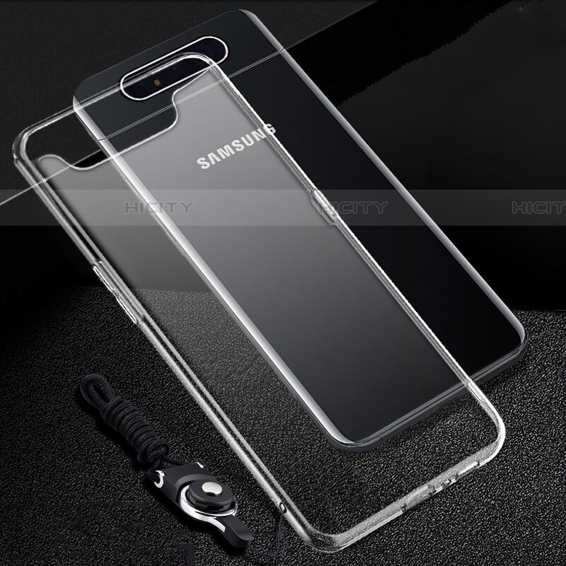 Silikon Hülle Handyhülle Ultradünn Tasche Durchsichtig Transparent für Samsung Galaxy A90 4G Klar