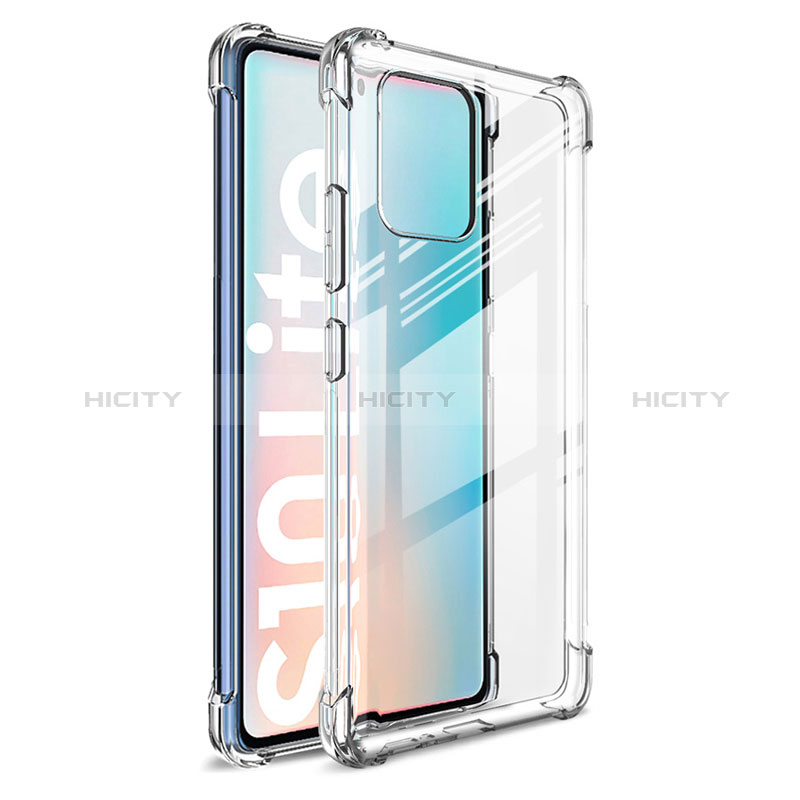 Silikon Hülle Handyhülle Ultradünn Tasche Durchsichtig Transparent für Samsung Galaxy A91 Klar