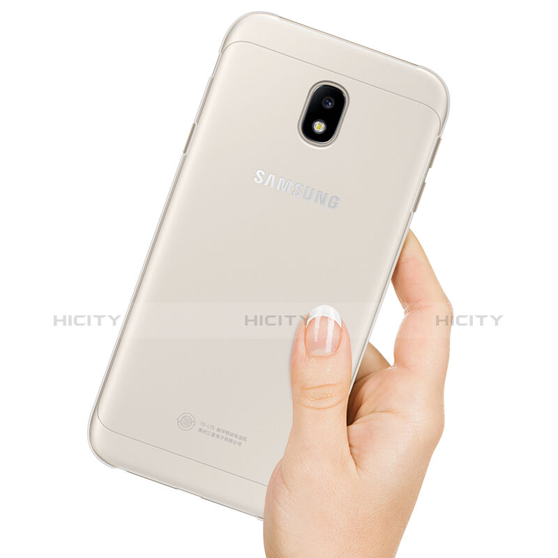 Silikon Hülle Handyhülle Ultradünn Tasche Durchsichtig Transparent für Samsung Galaxy J3 (2017) J330F DS Klar