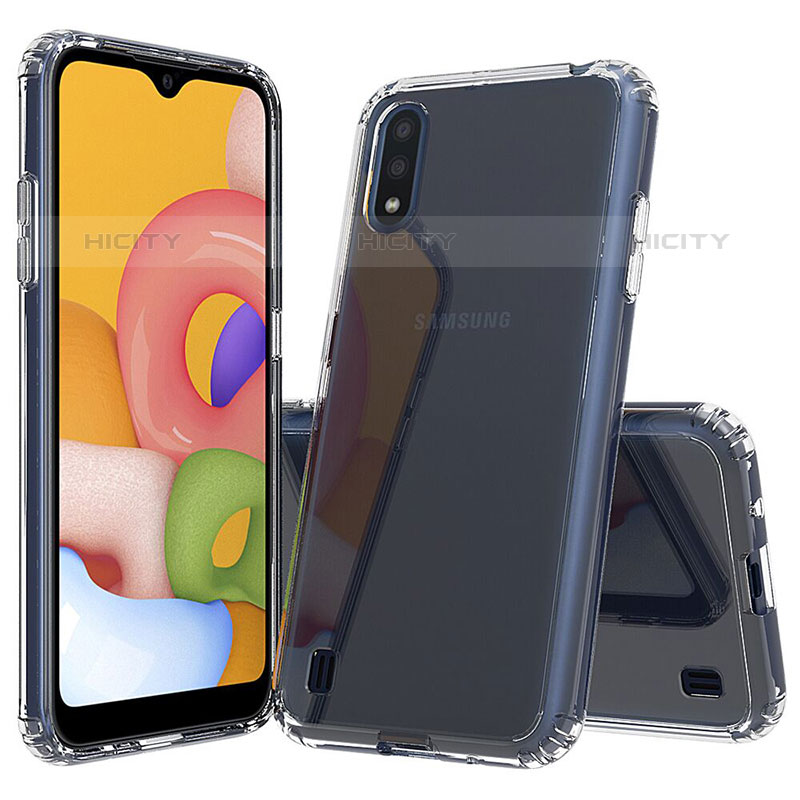 Silikon Hülle Handyhülle Ultradünn Tasche Durchsichtig Transparent für Samsung Galaxy M01 Klar