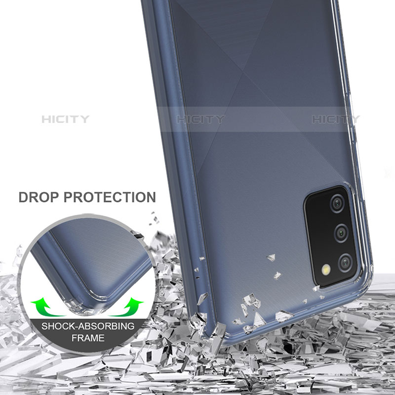 Silikon Hülle Handyhülle Ultradünn Tasche Durchsichtig Transparent für Samsung Galaxy M02s Klar