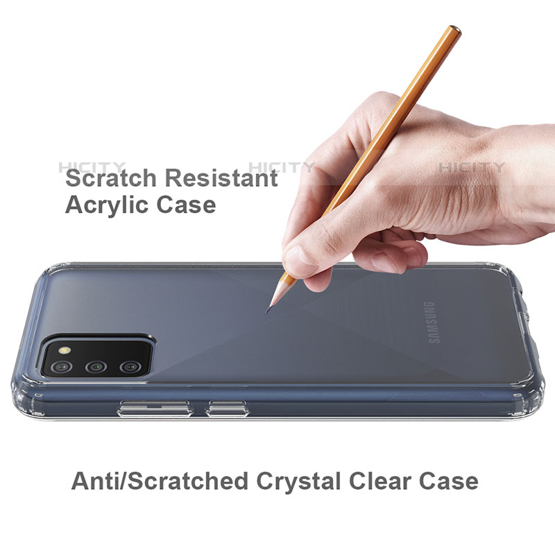 Silikon Hülle Handyhülle Ultradünn Tasche Durchsichtig Transparent für Samsung Galaxy M02s Klar