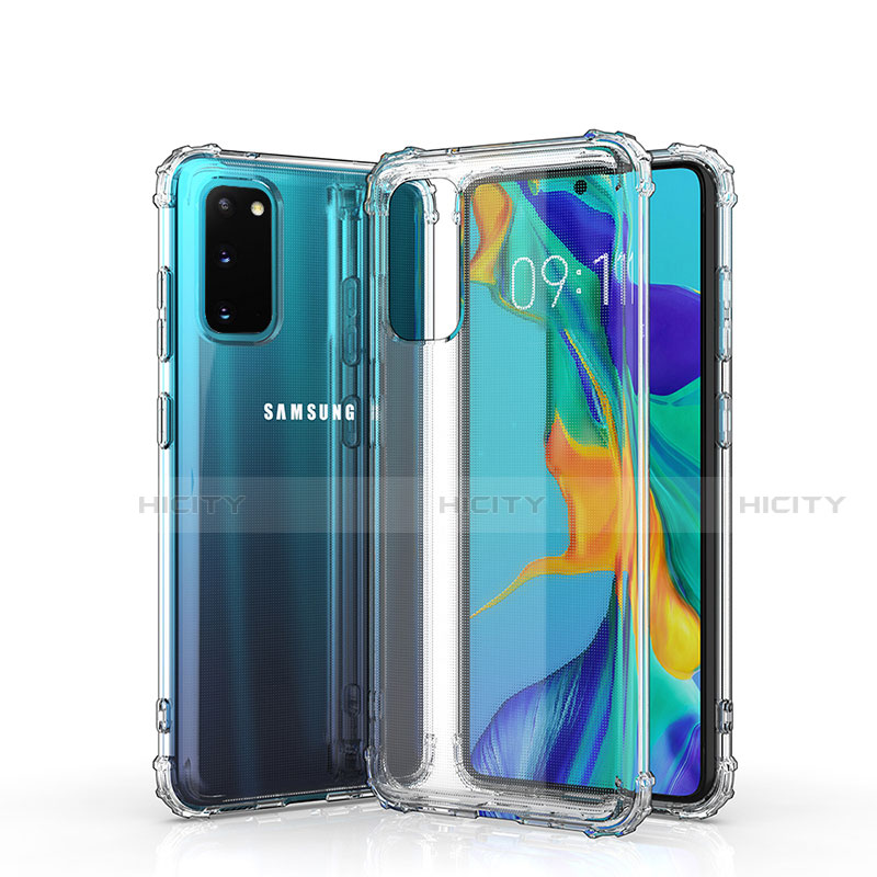 Silikon Hülle Handyhülle Ultradünn Tasche Durchsichtig Transparent für Samsung Galaxy S20 5G Klar