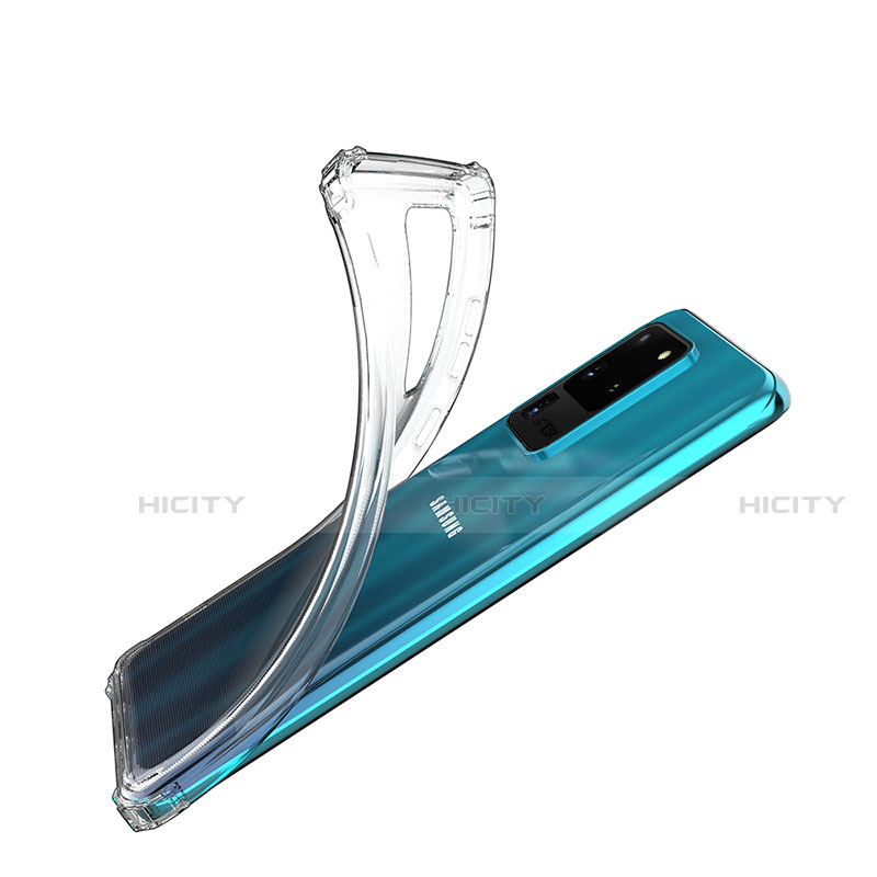 Silikon Hülle Handyhülle Ultradünn Tasche Durchsichtig Transparent für Samsung Galaxy S20 Ultra 5G Klar