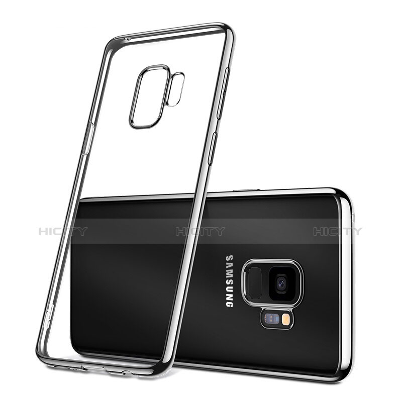 Silikon Hülle Handyhülle Ultradünn Tasche Durchsichtig Transparent für Samsung Galaxy S9 Silber