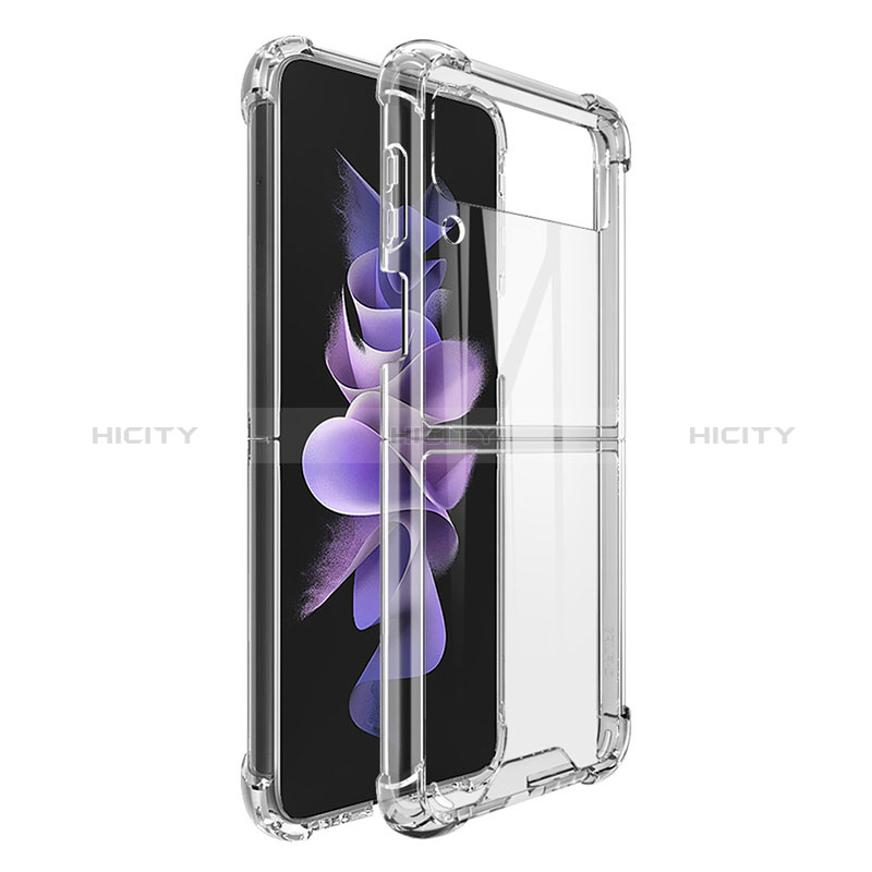 Silikon Hülle Handyhülle Ultradünn Tasche Durchsichtig Transparent für Samsung Galaxy Z Flip3 5G Klar