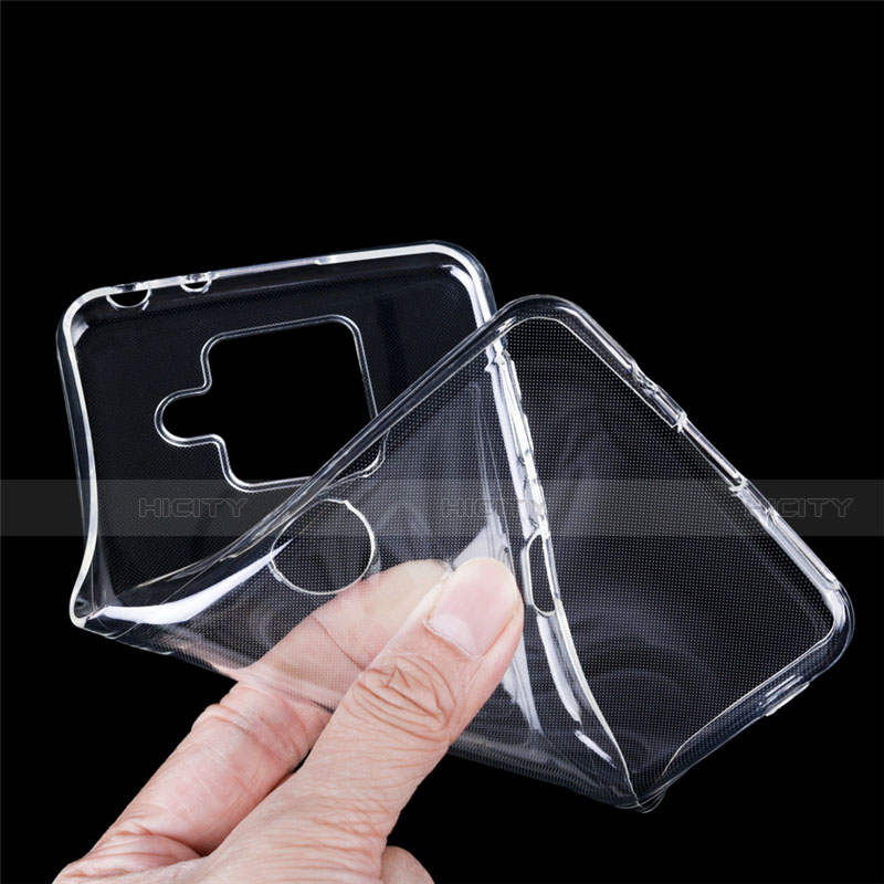 Silikon Hülle Handyhülle Ultradünn Tasche Durchsichtig Transparent für Sharp AQUOS Sense4 Plus Klar