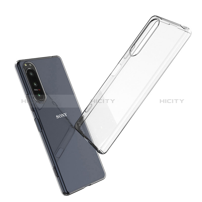 Silikon Hülle Handyhülle Ultradünn Tasche Durchsichtig Transparent für Sony Xperia 1 IV SO-51C Klar groß