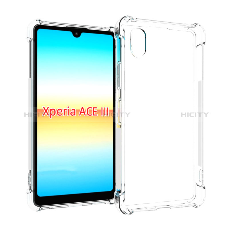 Silikon Hülle Handyhülle Ultradünn Tasche Durchsichtig Transparent für Sony Xperia Ace III Klar