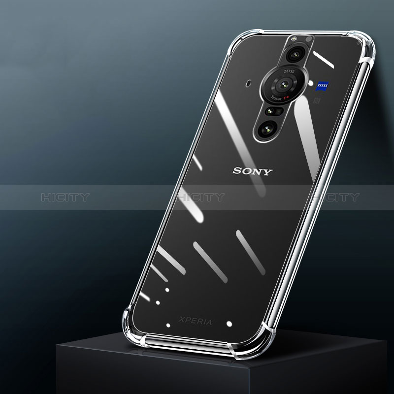 Silikon Hülle Handyhülle Ultradünn Tasche Durchsichtig Transparent für Sony Xperia PRO-I Klar Plus