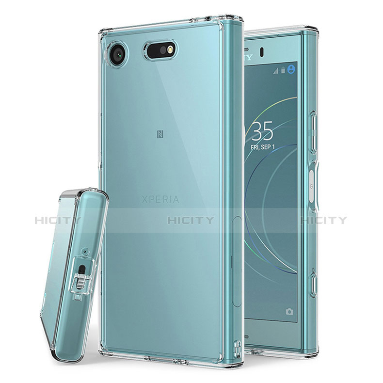 Silikon Hülle Handyhülle Ultradünn Tasche Durchsichtig Transparent für Sony Xperia XZ1 Compact Klar