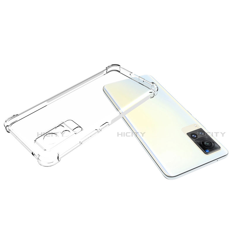 Silikon Hülle Handyhülle Ultradünn Tasche Durchsichtig Transparent für Vivo X60 5G Klar groß