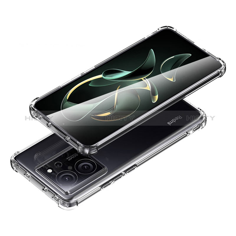 Silikon Hülle Handyhülle Ultradünn Tasche Durchsichtig Transparent für Xiaomi Mi 13T Pro 5G Klar groß