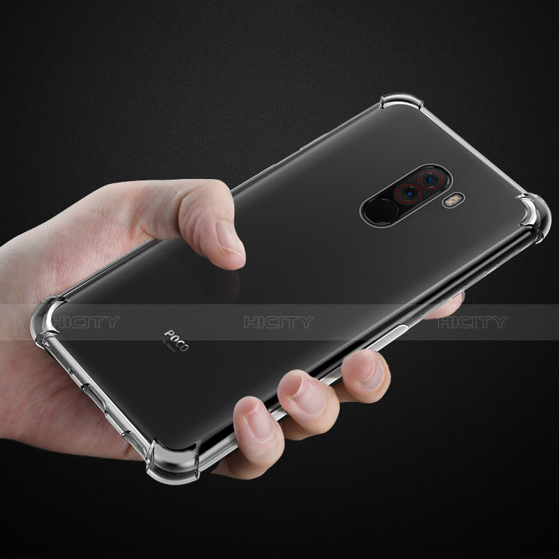 Silikon Hülle Handyhülle Ultradünn Tasche Durchsichtig Transparent für Xiaomi Pocophone F1 Klar