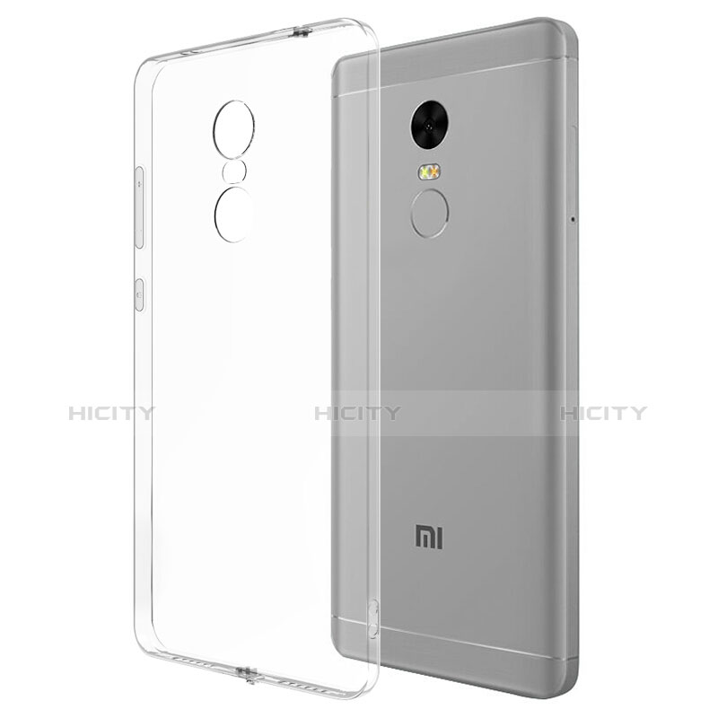 Silikon Hülle Handyhülle Ultradünn Tasche Durchsichtig Transparent für Xiaomi Redmi Note 4 Standard Edition Klar