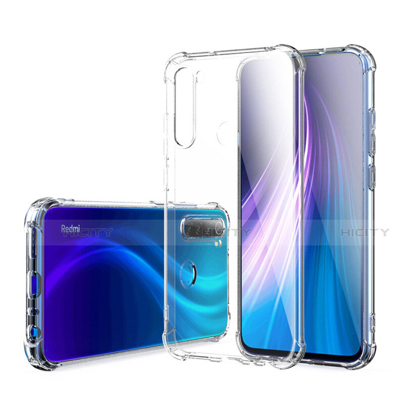 Silikon Hülle Handyhülle Ultradünn Tasche Durchsichtig Transparent für Xiaomi Redmi Note 8 (2021) Klar