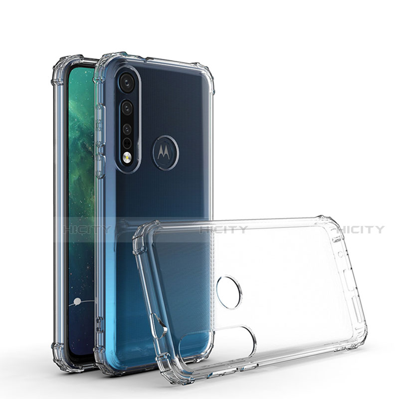 Silikon Hülle Handyhülle Ultradünn Tasche Durchsichtig Transparent G01 für Motorola Moto G8 Plus Klar