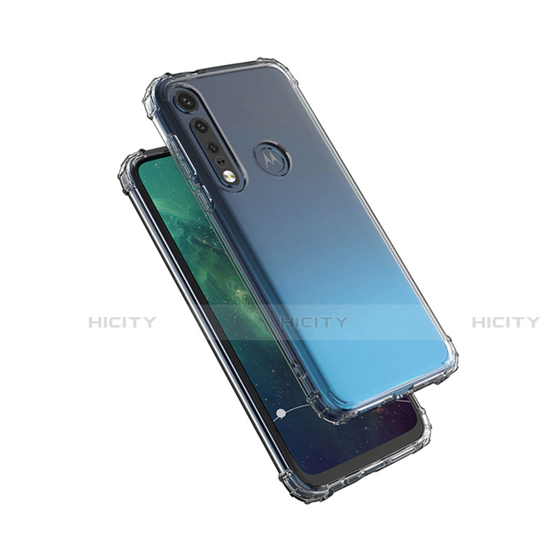 Silikon Hülle Handyhülle Ultradünn Tasche Durchsichtig Transparent G01 für Motorola Moto G8 Plus Klar