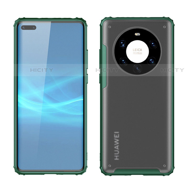 Silikon Hülle Handyhülle und Kunststoff Schutzhülle Hartschalen Tasche für Huawei Mate 40 Pro+ Plus