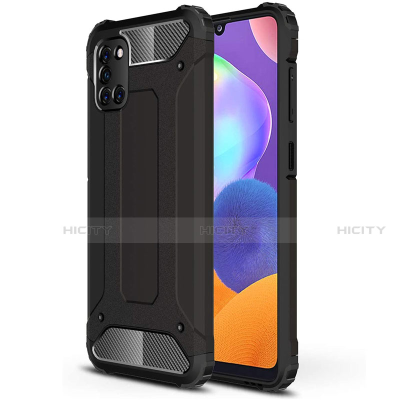 Silikon Hülle Handyhülle und Kunststoff Schutzhülle Hartschalen Tasche für Samsung Galaxy A31