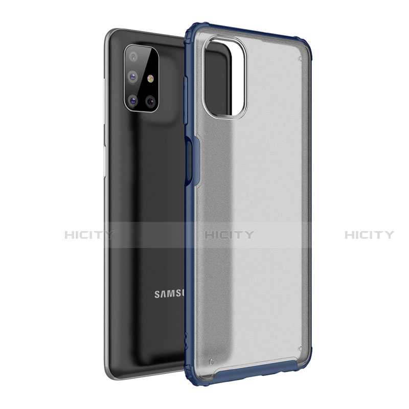 Silikon Hülle Handyhülle und Kunststoff Schutzhülle Hartschalen Tasche für Samsung Galaxy M51